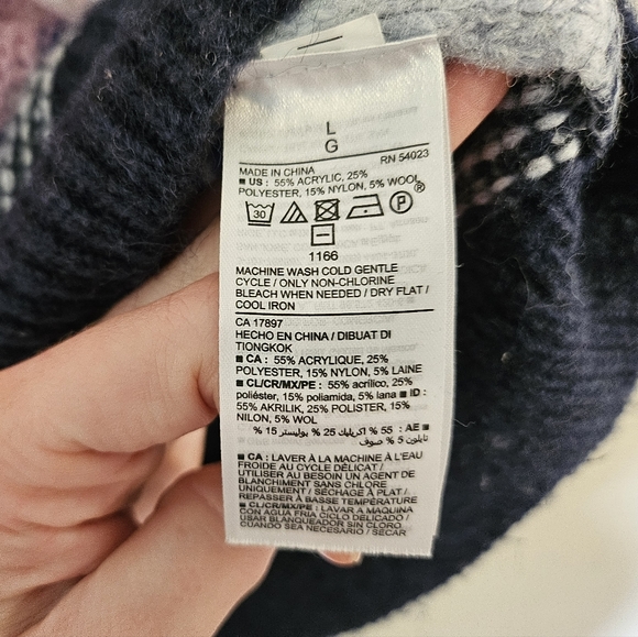 Rainbow striped knit sweater - Picture 3 of 5